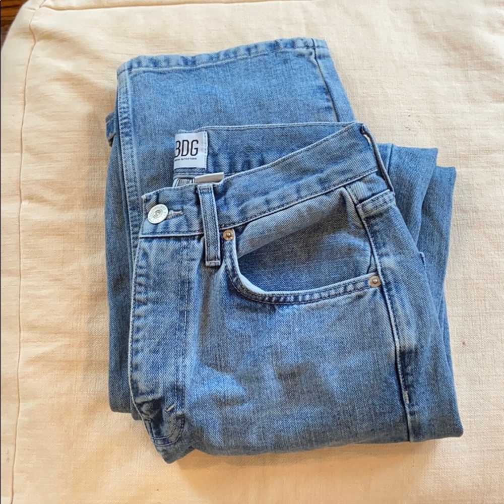 BDG High Rise Baggie Jeans- Medium Wash